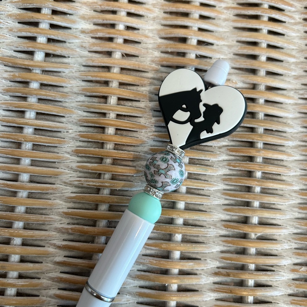 Love of horses and Faith pen